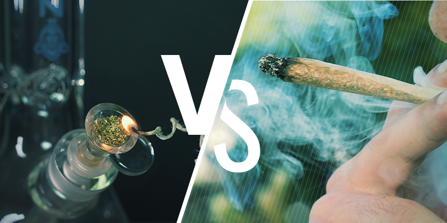 Bong Versus Joint Bong versus joint