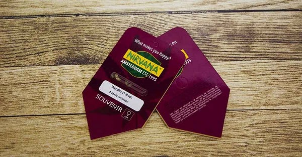 Nirvana Seeds verpakking Nirvana Seeds verpakking
