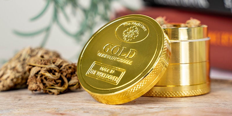 Metalen Grinder 24K Goud