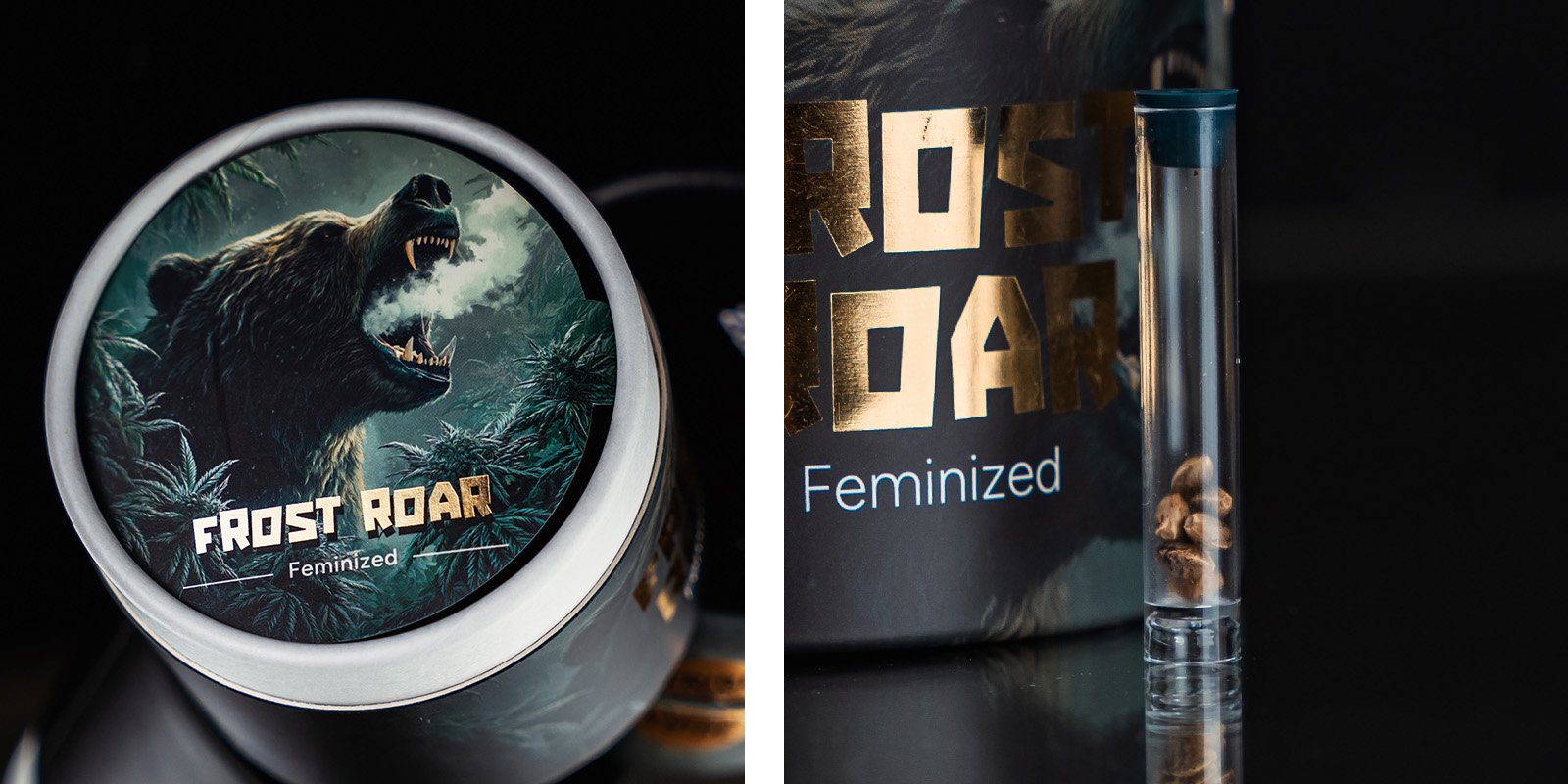 Smaak, aroma en effecten van Frost Roar: premium OG met een Gelato-flair Smaak, aroma en effecten van Frost Roar: premium OG met een Gelato-flair