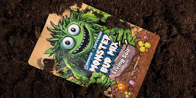 Zamnesia x Bionova - Monster Bud Mix Living Soil: voor gezonde planten en bodem
