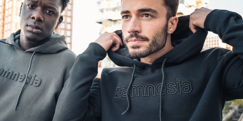 Zamnesia Geborduurde Hoodie Zwart