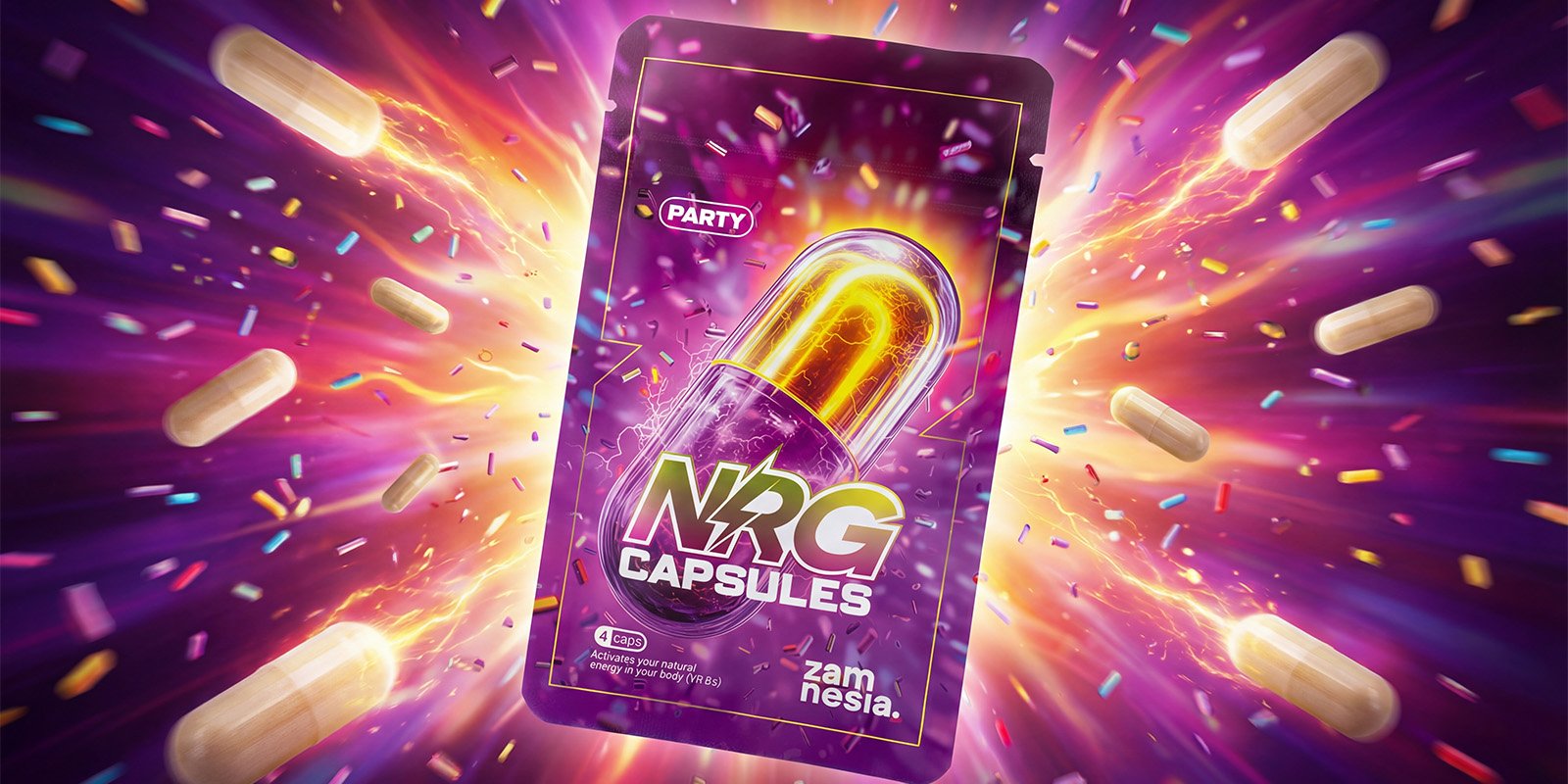 Zamnesia NRG – Natural Party Capsules met plantextracten