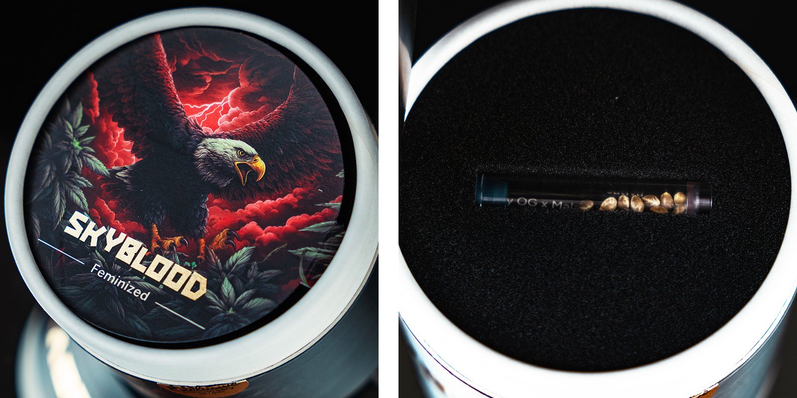 Smaak, aroma's en effecten van Skyblood: sterk, maar aangenaam Smaak, aroma's en effecten van Skyblood: sterk, maar aangenaam