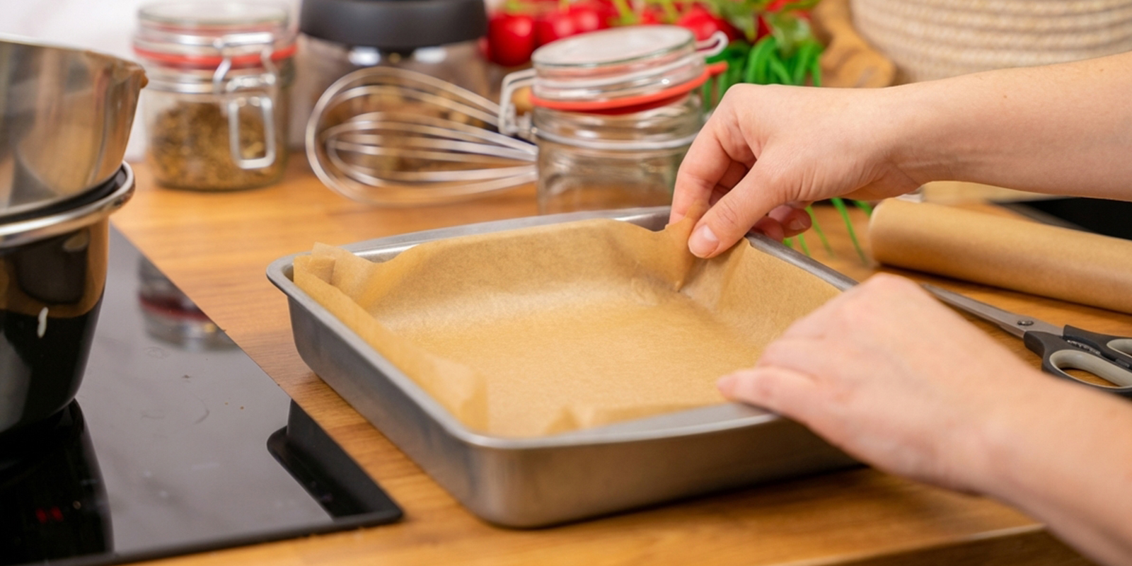 Bereid de bakvorm voor