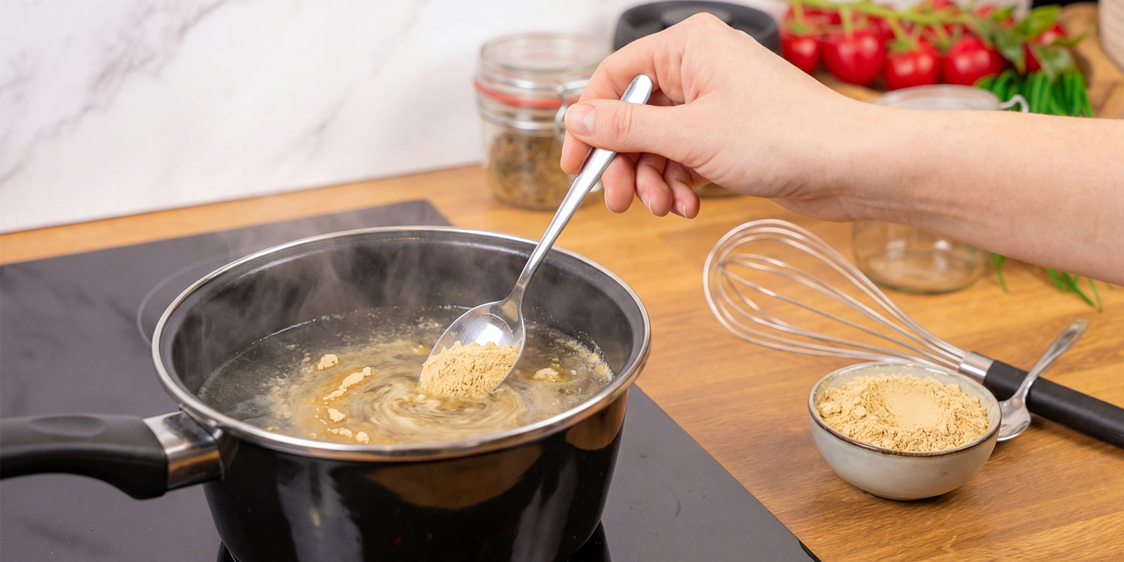 Voeg maca toe Voeg maca toe