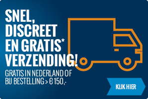 Snel discreet en gratis* verzending