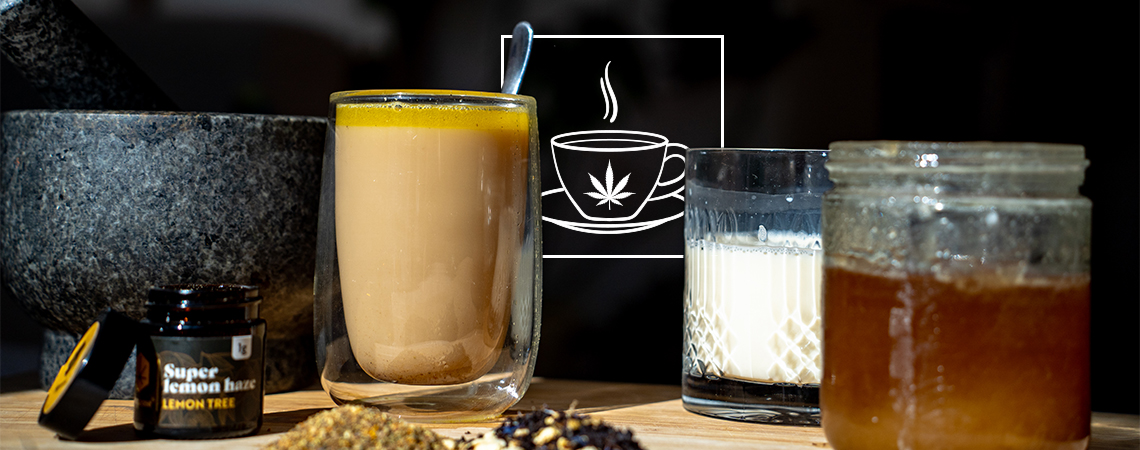 Hoe maak je cannabis chai latte?